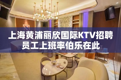 上海黄浦丽欣国际KTV招聘员工上班率伯乐在此