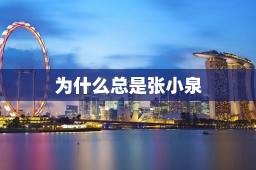 为什么总是张小泉