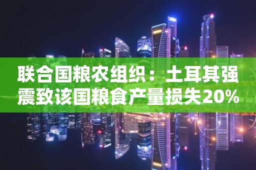 联合国粮农组织：土耳其强震致该国粮食产量损失20%