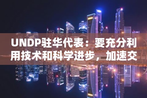 UNDP驻华代表：要充分利用技术和科学进步，加速交通运输电气化