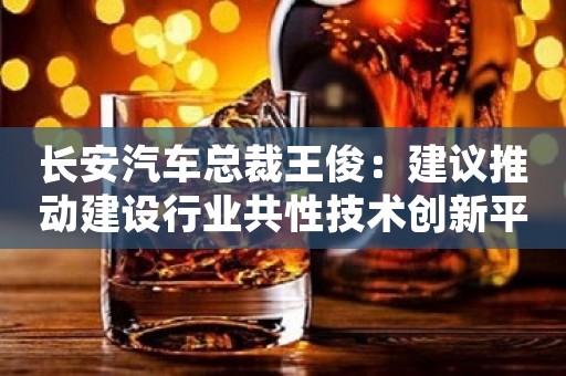 长安汽车总裁王俊：建议推动建设行业共性技术创新平台