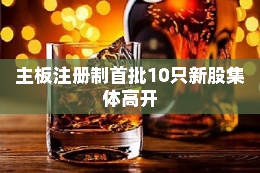 主板注册制首批10只新股集体高开