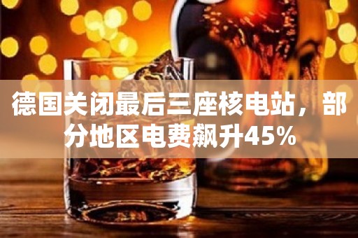 德国关闭最后三座核电站，部分地区电费飙升45%