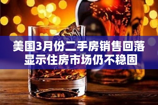 美国3月份二手房销售回落 显示住房市场仍不稳固