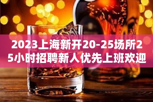 2023上海新开20-25场所25小时招聘新人优先上班欢迎咨