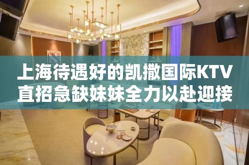 上海待遇好的凯撒国际KTV直招急缺妹妹全力以赴迎接未来