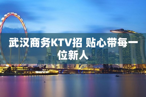 武汉商务KTV招 贴心带每一位新人