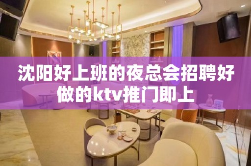 沈阳好上班的夜总会招聘好做的ktv推门即上