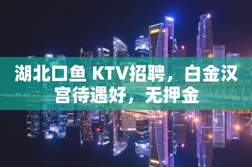 湖北口鱼 KTV招聘，白金汉宫待遇好，无押金