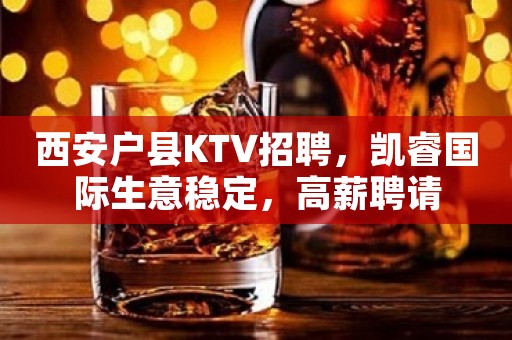 西安户县KTV招聘，凯睿国际生意稳定，高薪聘请