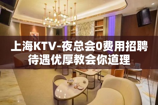 上海KTV-夜总会0费用招聘待遇优厚教会你道理