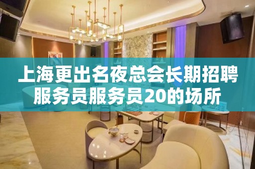 上海更出名夜总会长期招聘服务员服务员20的场所