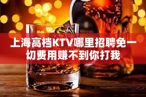 上海高档KTV哪里招聘免一切费用赚不到你打我