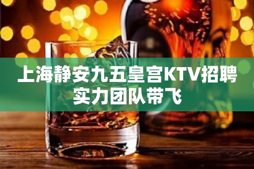 上海静安九五皇宫KTV招聘实力团队带飞