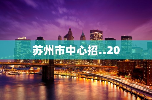 苏州市中心招..20