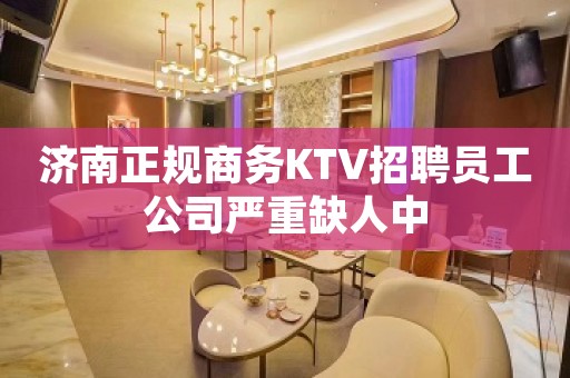 济南正规商务KTV招聘员工公司严重缺人中