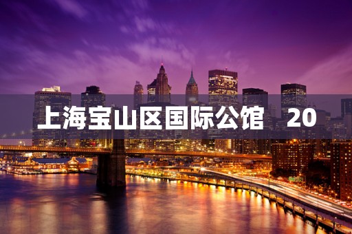 上海宝山区国际公馆   20
