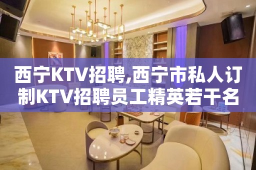 西宁KTV招聘,西宁市私人订制KTV招聘员工精英若干名