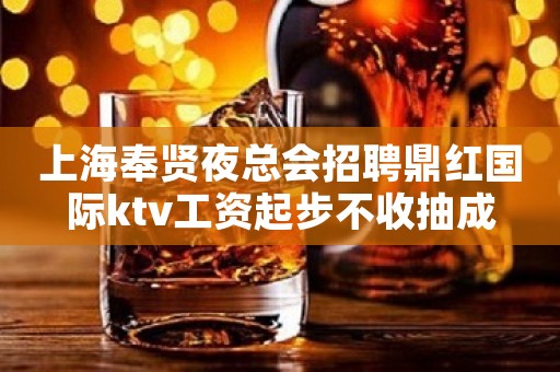 上海奉贤夜总会招聘鼎红国际ktv工资起步不收抽成
