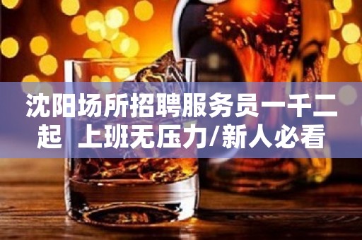 沈阳场所招聘服务员一千二起  上班无压力/新人必看