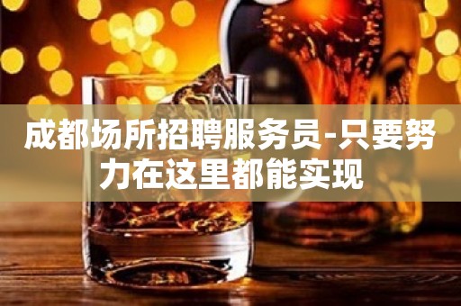 成都场所招聘服务员-只要努力在这里都能实现
