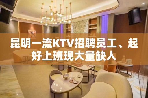 昆明一流KTV招聘员工、起好上班现大量缺人