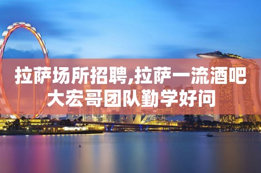 拉萨场所招聘,拉萨一流酒吧大宏哥团队勤学好问