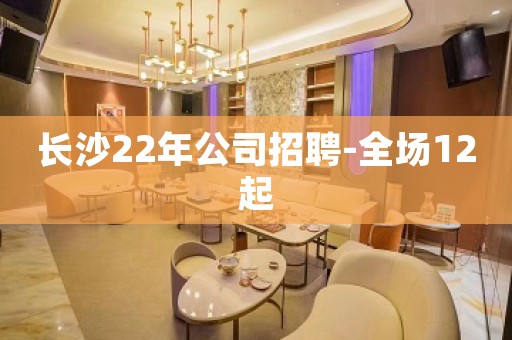长沙22年公司招聘-全场12起