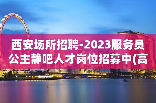 西安场所招聘-2023服务员公主静吧人才岗位招募中(高薪)