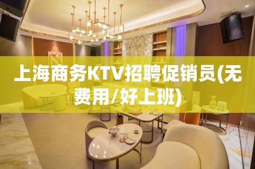 上海商务KTV招聘促销员(无费用/好上班)
