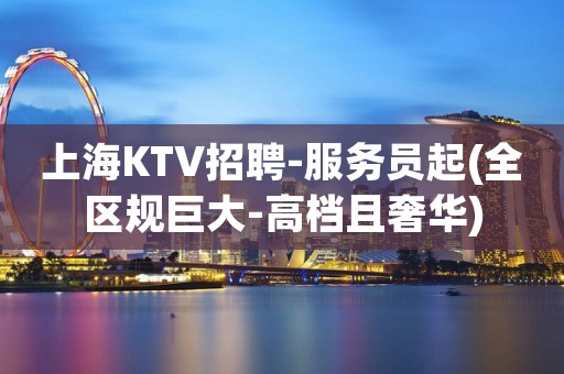 上海KTV招聘-服务员起(全区规巨大-高档且奢华)