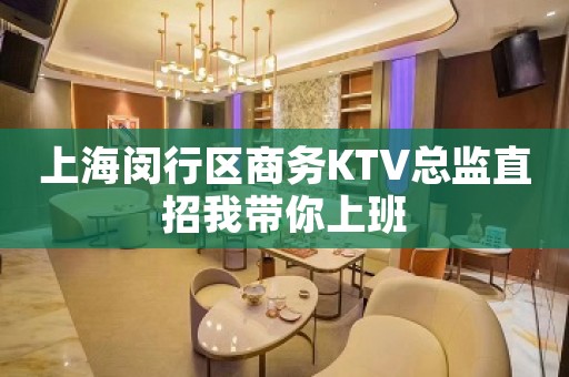 上海闵行区商务KTV总监直招我带你上班