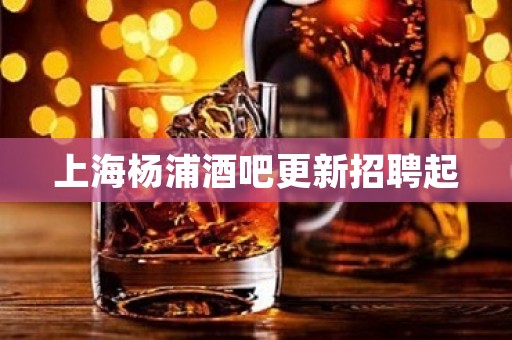 上海杨浦酒吧更新招聘起