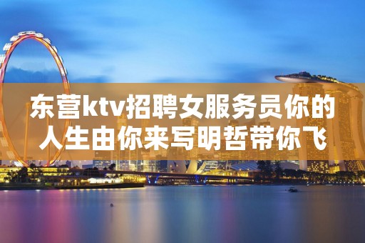 东营ktv招聘女服务员你的人生由你来写明哲带你飞