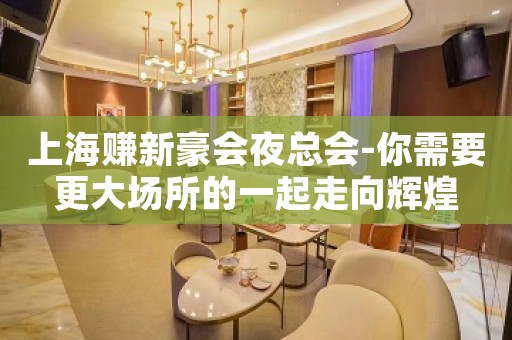 上海赚新豪会夜总会-你需要更大场所的一起走向辉煌
