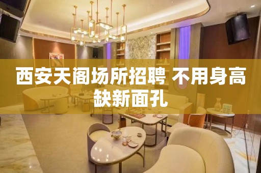 西安天阁场所招聘 不用身高缺新面孔