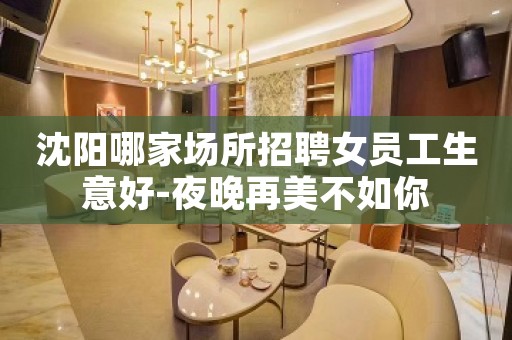 沈阳哪家场所招聘女员工生意好-夜晚再美不如你