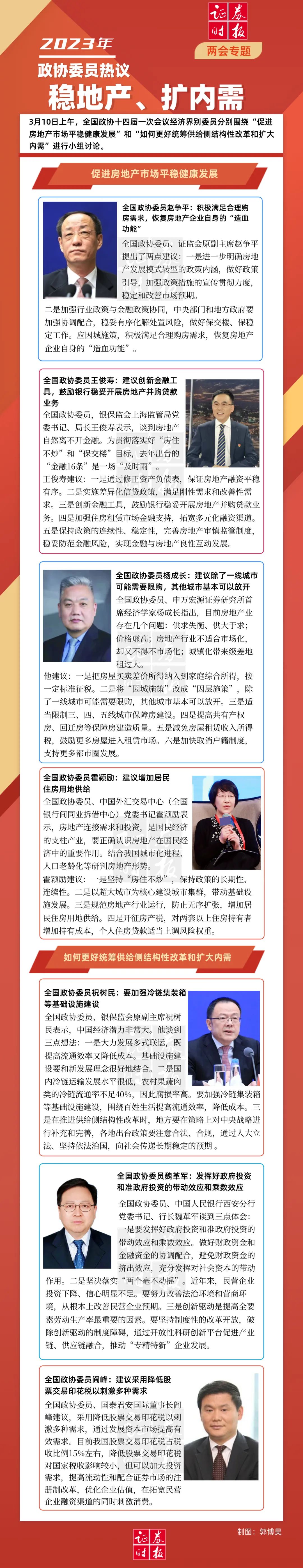 一图看懂丨如何稳地产、扩内需？政协委员这样说...