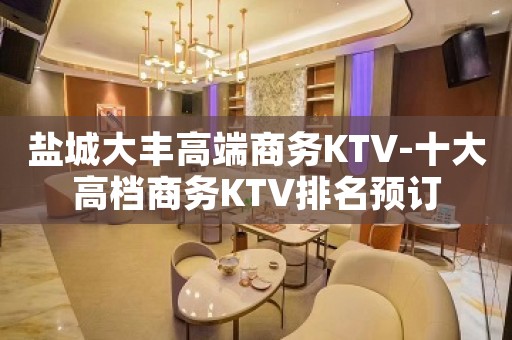 盐城大丰高端商务KTV-十大高档商务KTV排名预订
