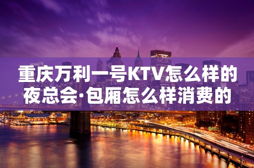 重庆万利一号KTV怎么样的夜总会·包厢怎么样消费的