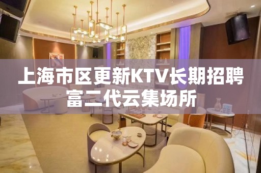 上海市区更新KTV长期招聘富二代云集场所