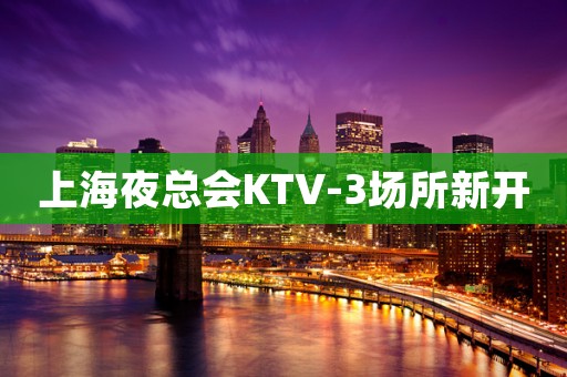 上海夜总会KTV-3场所新开 上海夜总会KTV-3场所新开