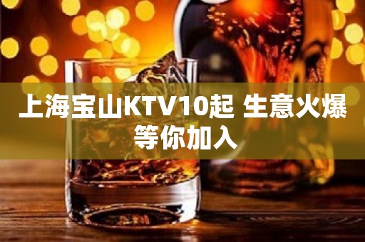 上海宝山KTV10起 生意火爆 等你加入 上海宝山KTV10起 生意火爆 等你加入