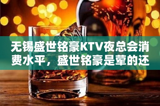 无锡盛世铭豪KTV夜总会消费水平，盛世铭豪是荤的还是素。
