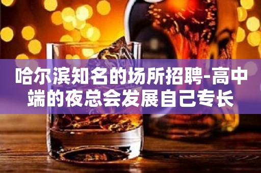 哈尔滨知名的场所招聘-高中端的夜总会发展自己专长